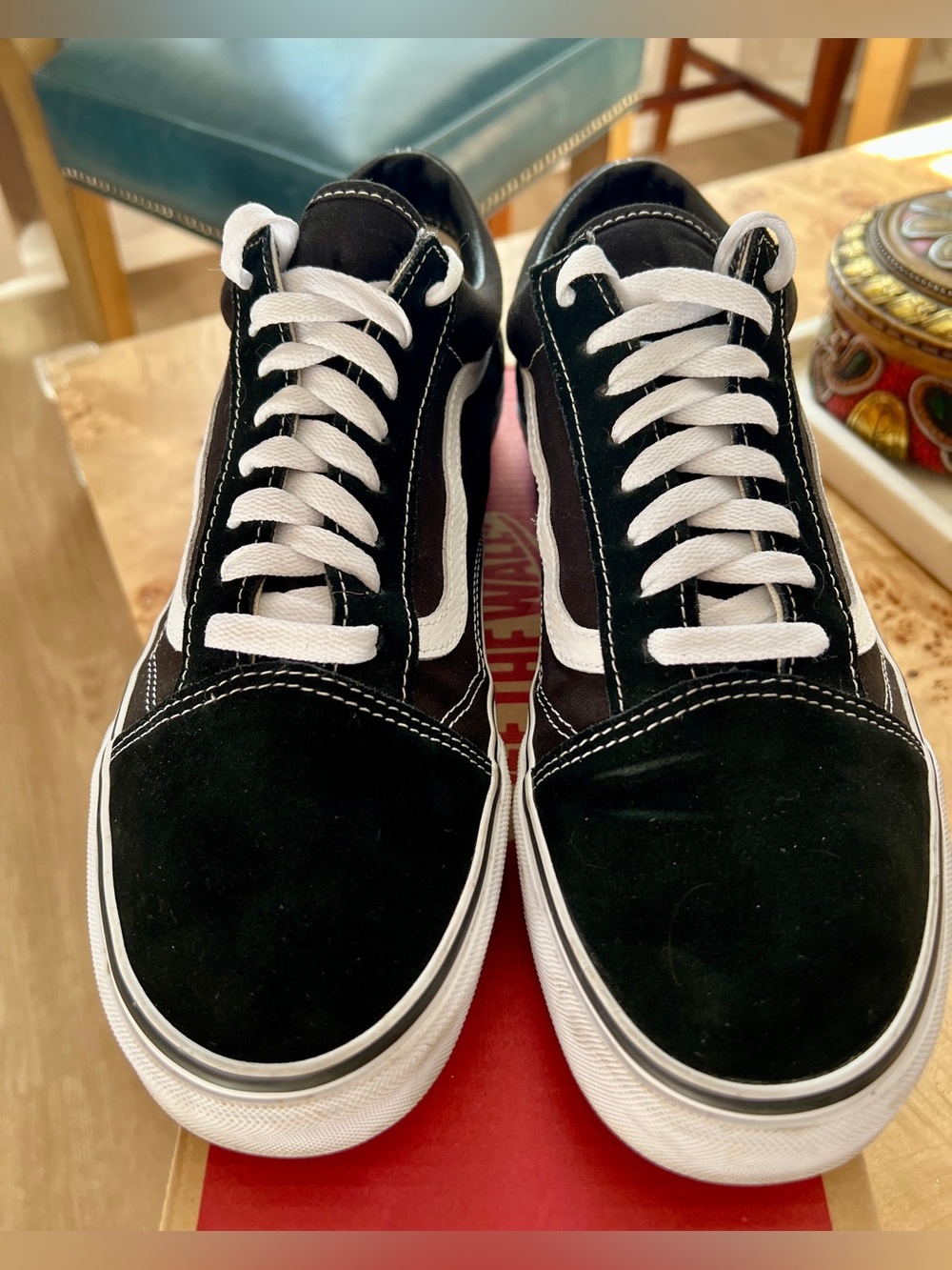 VANS Old Skool Skate Sneakers - 11 - Black - EUC / with Box - Picture 4 of 9